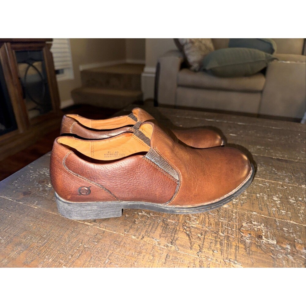 Born Abby Womens Loafers Sz US 8.5 M/W  W81922 Leather Slip On Shoes